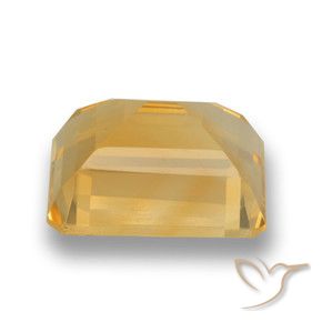 Citrino Laranja-Ouro Natural 4.39ct, Corte Octógono / Esmeralda, VVS-VS