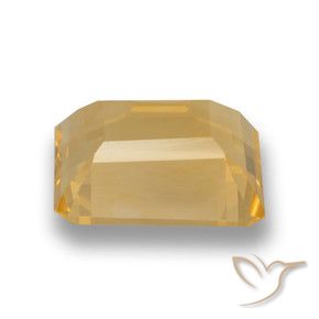 Citrino ouro médio Natural 4.05ct, Corte Octógono / Esmeralda, VVS-VS