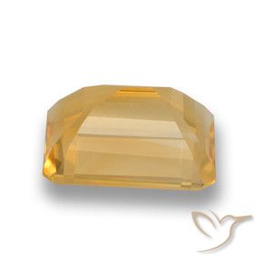 Citrino Ouro Natural 3.80ct, Corte Octógono / Esmeralda, VVS-VS