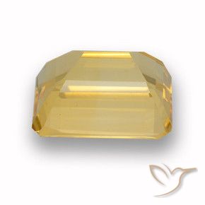 Citrino Ouro Natural 4.67ct, Corte Octógono / Esmeralda, VVS-VS