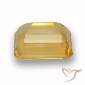 Citrino Ouro Natural 4.47ct, Corte Octógono / Esmeralda, VVS-VS