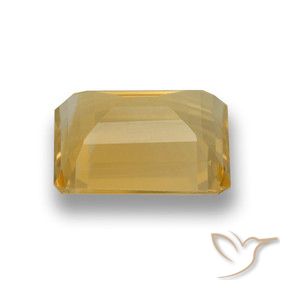 Citrino Ouro Natural 4.15ct, Corte Octógono / Esmeralda, VVS-VS
