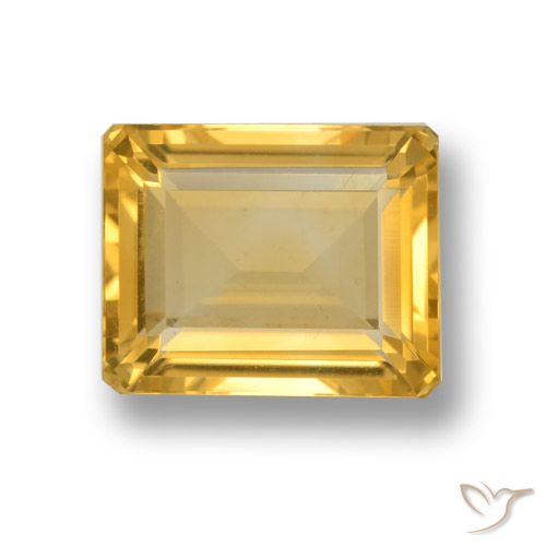 4.65ct Natural Ouro Citrino, Corte Esmeralda, VVS
