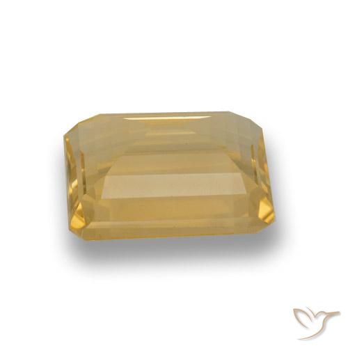 Citrino Ouro Natural 3.65ct, Corte Octógono / Esmeralda, VVS-VS
