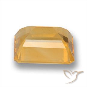 Citrino Laranja-Ouro Natural 5.42ct, Corte Octógono / Esmeralda, VS