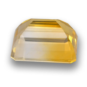 Citrino Laranja Dourado Profundo Natural 5.90ct, Corte Esmeralda, VVS-VS