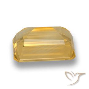 Citrino ouro médio Natural 7.52ct, Corte Octógono / Esmeralda, VVS