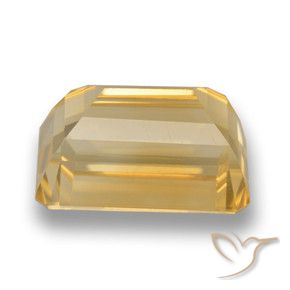 Citrino Ouro Natural 8.66ct, Corte Octógono / Esmeralda, VVS