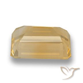 Citrino Ouro Natural 7.50ct, Corte Octógono / Esmeralda, VVS