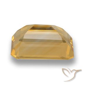 Citrino Laranja-Ouro Natural 6.82ct, Corte Octógono / Esmeralda, VVS