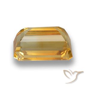 Citrino Laranja-Ouro Natural 5.53ct, Corte Octógono / Esmeralda, VVS