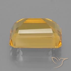 Citrino Dourado Escuro Natural 7.44ct, Corte Octógono / Esmeralda, VVS-VS