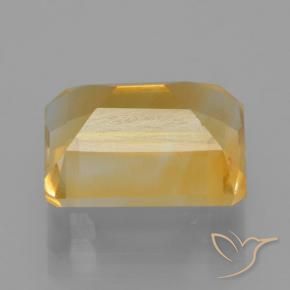 Citrino Dourado Escuro Natural 4.54ct, Corte Octógono / Esmeralda, VS