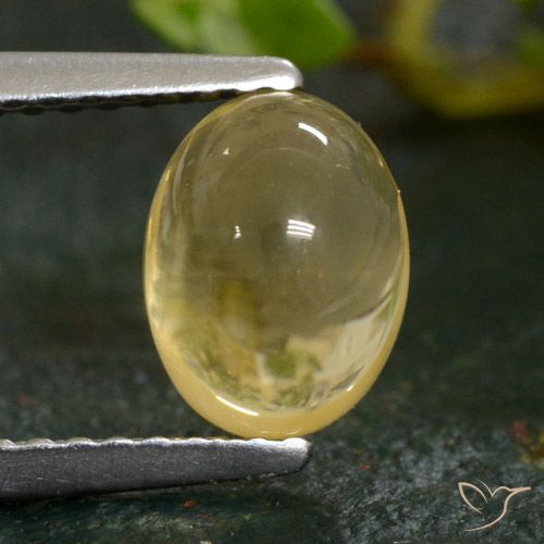 1.76ct Natural Luz Dourada Citrino, oval, Transparente