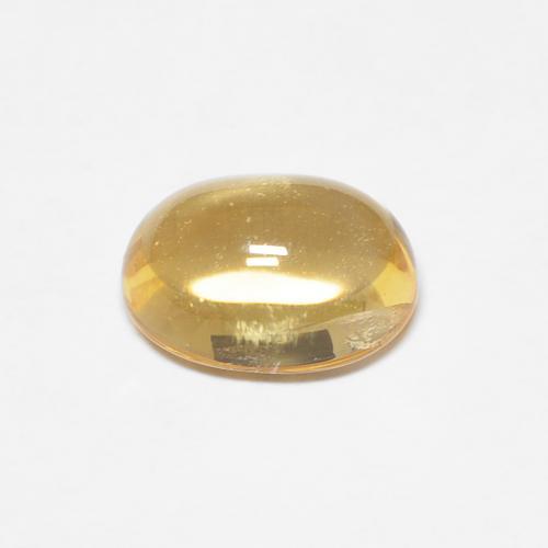 Citrino dourado natural 1,40ct, corte oval, transparente