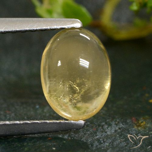 1.39ct Natural Luz amarela Citrino, oval, Transparente