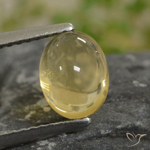 1.59ct Natural Amarelo Dourado Claro Citrino, oval, Transparente