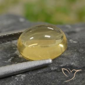 Citrino Amarelo Dourado Claro Natural 1.59ct, oval, Transparente