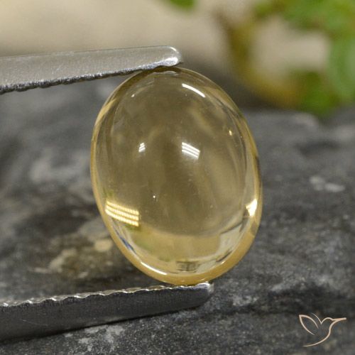 1.47ct Natural Luz Dourada Citrino, oval, Transparente