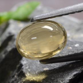 Citrino amarelo natural 1,02ct, corte oval, transparente