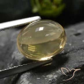 Citrino Amarelo Terroso Natural 2.40ct, oval, Transparente