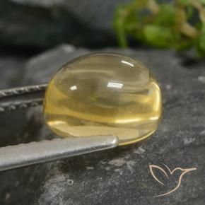 Citrino Luz Dourada Natural 2.52ct, oval, Transparente