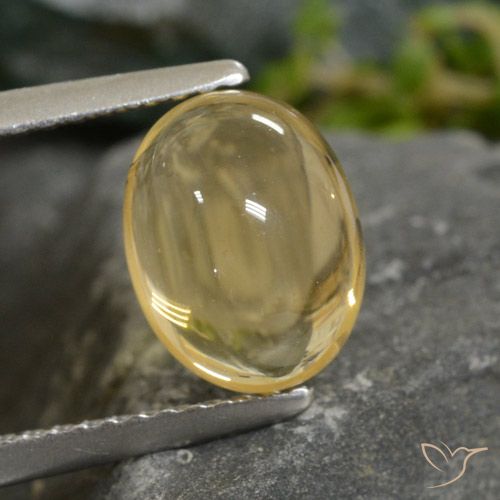 2.23ct Natural Luz amarela Citrino, oval, Transparente