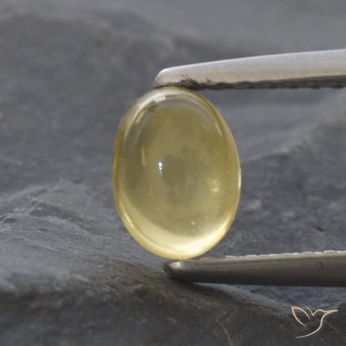 1.16ct Natural Luz amarela Citrino, oval, Transparente