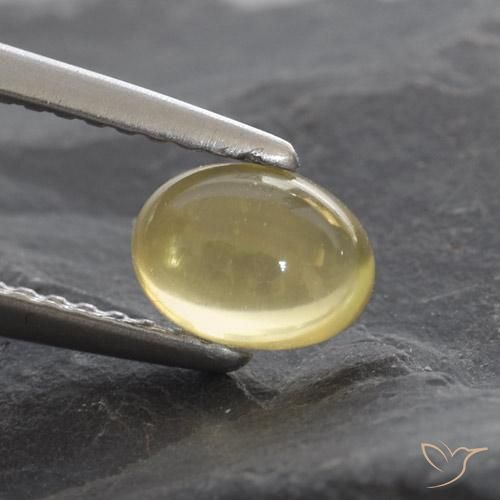 Citrino Luz amarela Natural 1.16ct, oval, Transparente