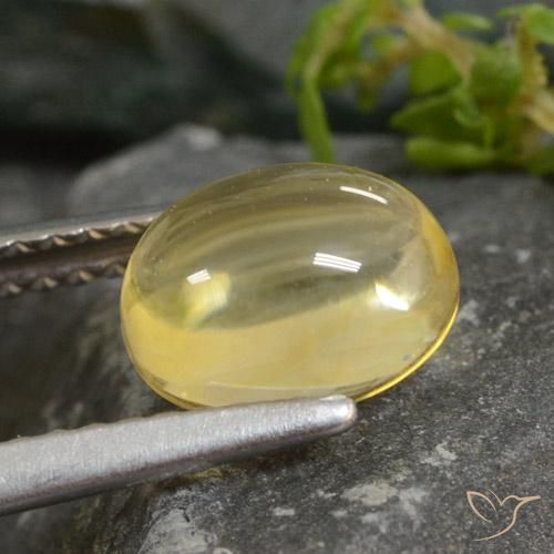 Citrino Luz amarela Natural 1.61ct, oval, Transparente
