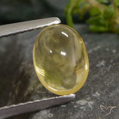 1.43ct Natural Luz Dourada Citrino, oval, Transparente