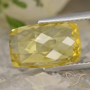 Citrino amarelo médio Natural 4.25ct, Almofada, VVS