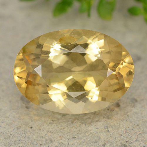 5.29ct Natural ouro médio Citrino, oval, VVS