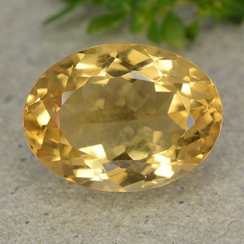 6.19ct Natural Dourado médio Citrino, oval, VVS