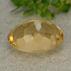 Citrino Dourado médio Natural 6.19ct, oval, VVS