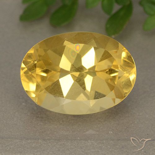 6.24ct Natural Laranja Dourada Citrino, oval, VVS-VS