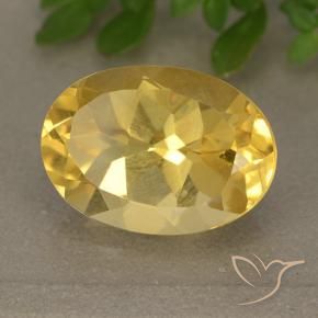 Citrino Laranja Dourada Natural 6.24ct, oval, VVS-VS