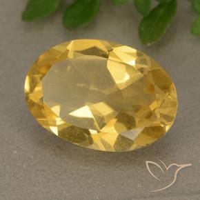 Citrino Dourado médio Natural 4.50ct, oval, VVS-VS
