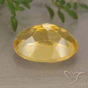 Citrino ouro médio Natural 6.38ct, oval, VVS-VS