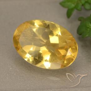 Citrino Dourado Natural 4.94ct, oval, VVS-VS