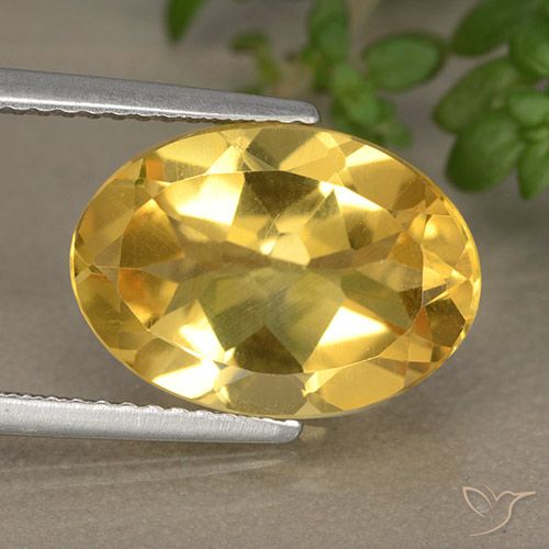 5.35ct Natural Dourado Citrino, oval, VVS-VS