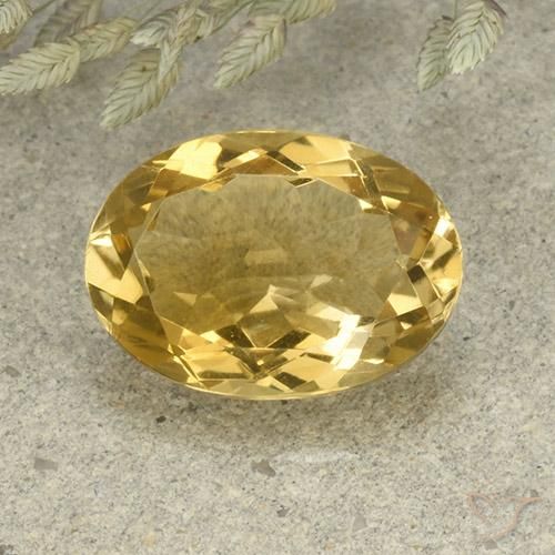 4.94ct Natural Laranja Dourada Citrino, oval, VVS-VS