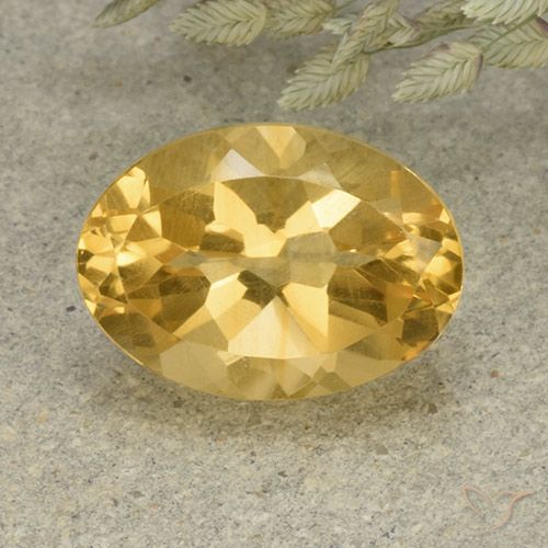 5.71ct Natural Dourado médio Citrino, oval, VVS-VS