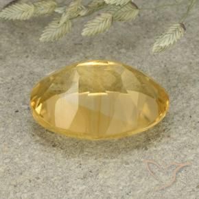 Citrino Dourado médio Natural 5.71ct, oval, VVS-VS