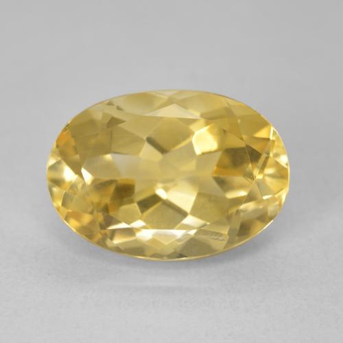 6.37ct Natural Dourado Citrino, oval, VVS-VS