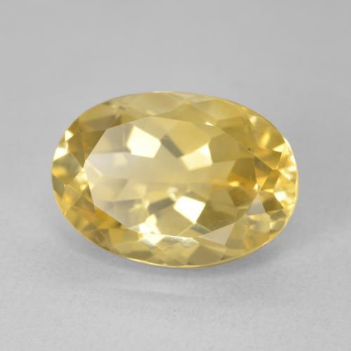 Citrino Dourado Natural 6.37ct, oval, VVS-VS