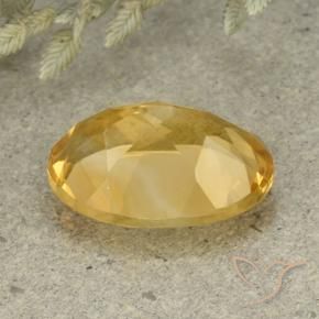 Citrino Laranja Dourada Natural 5.34ct, oval, VVS-VS