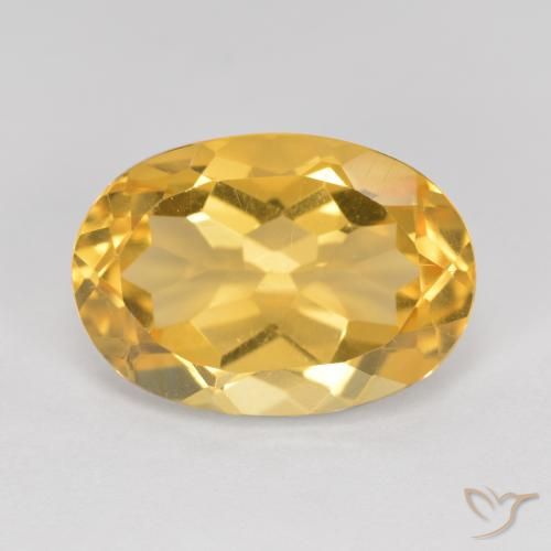 5.71ct Natural Dourado médio Citrino, oval, VVS-VS