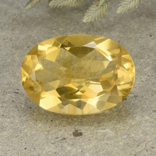4.95ct Natural Dourado médio Citrino, oval, VVS-VS