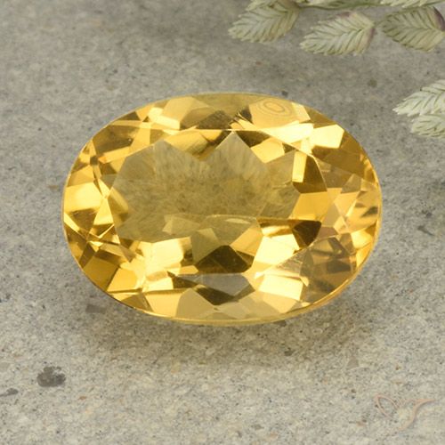 5.56ct Natural Laranja Dourada Citrino, oval, VVS-VS
